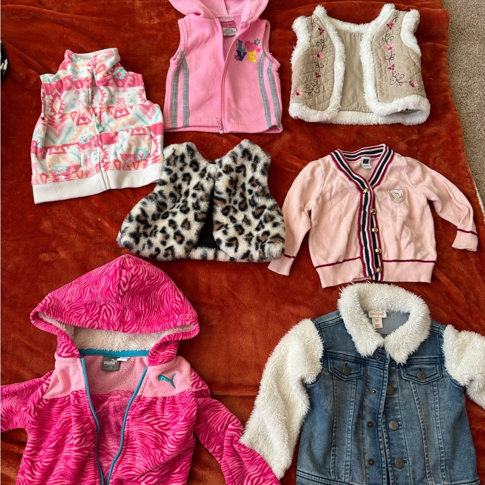 Assorted Kids' Vests and Jackets